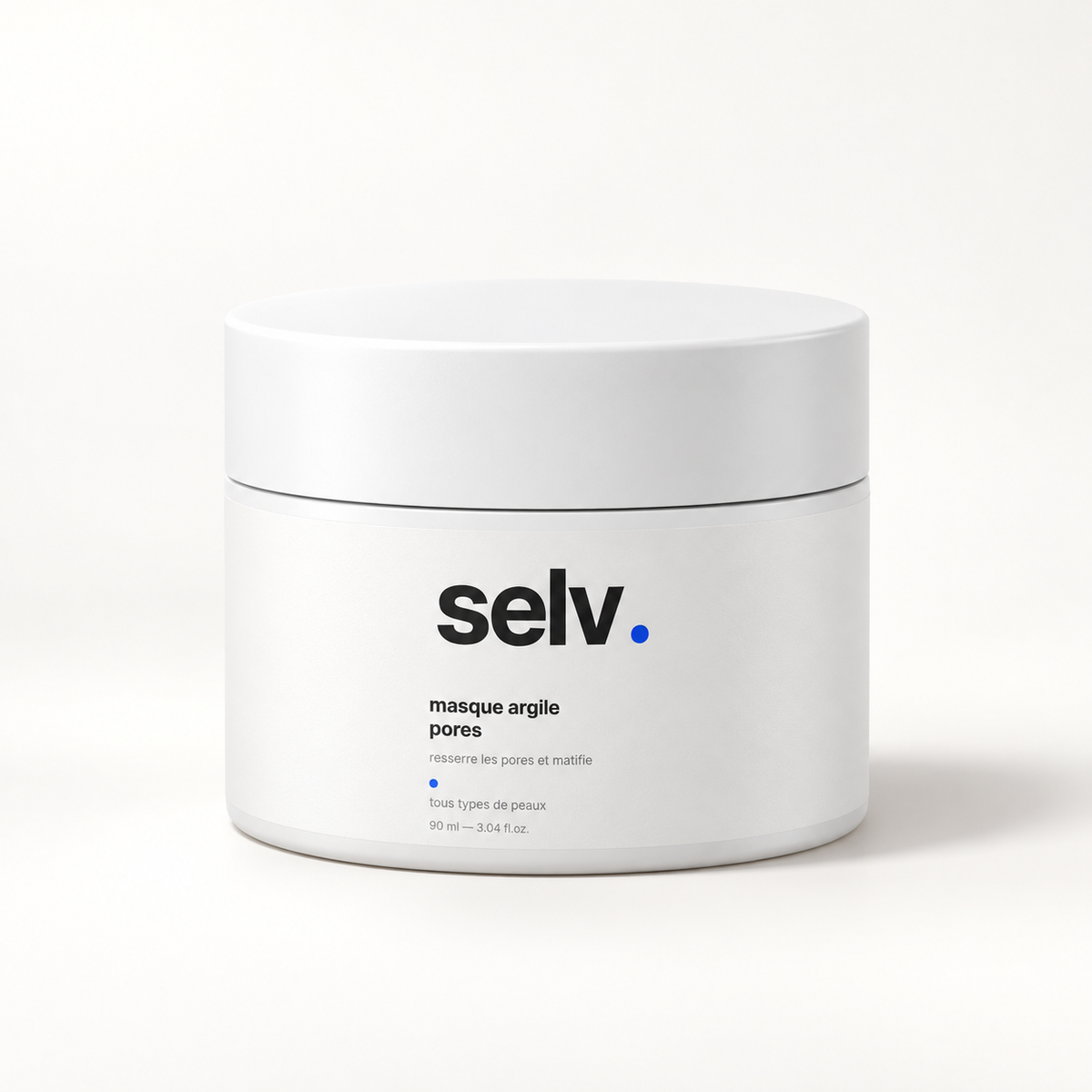 Masque argile pores