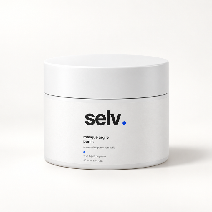 Masque argile pores